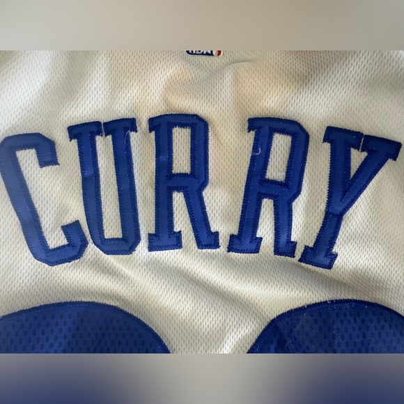 Adidas Men Golden State Warriors Stephen Curry Jersey Sz XL - Picture 5 of 8